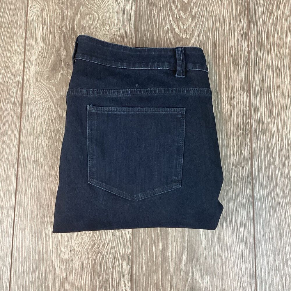 Soft Surroundings Dark Blue Flare Jeans